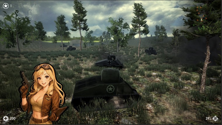 My Waifu Is A Tank Girl! screenshot