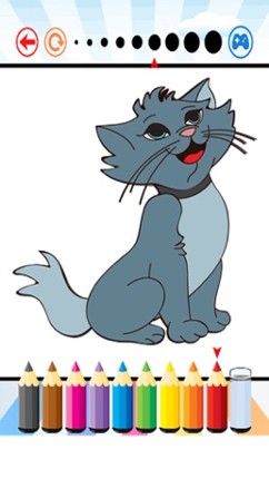 Cats Coloring Book - Activities for Kids screenshot