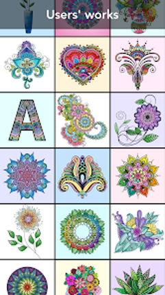 Mandala Coloring Book screenshot
