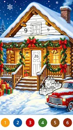 Merry Christmas Color Image