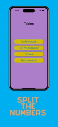 Mateo's Splits screenshot