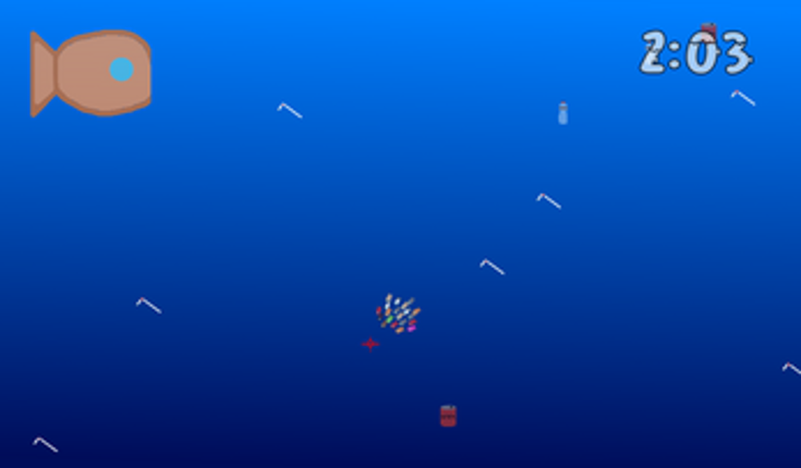 PLEASE somebody help the BABY FISH eat the right thing! Image