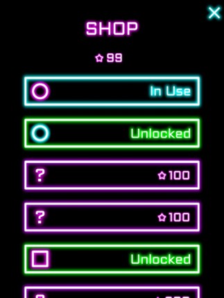 Rock Bounce jump on various types of glowing platforms Image