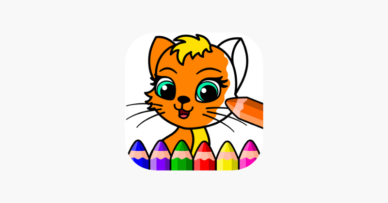 Animal Coloring Book Baby Pets Image