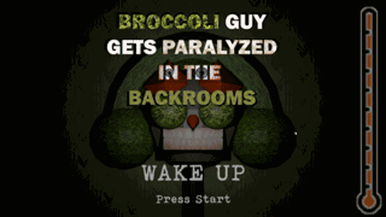 Broccoli Guy gets Paralyzed in the Backrooms Game Cover