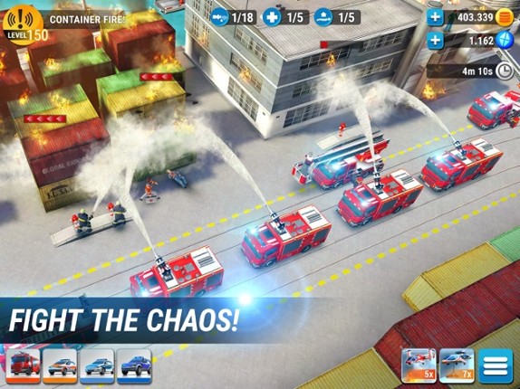 EMERGENCY HQ: firefighter game screenshot