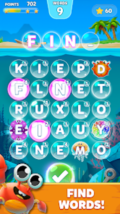 Bubble Words Word Games Puzzle Image