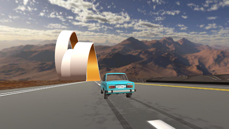 Car Crash Stunt ramp: Spusk 3D screenshot