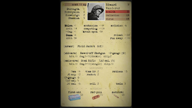 DUST - a post apocalyptic rpg screenshot