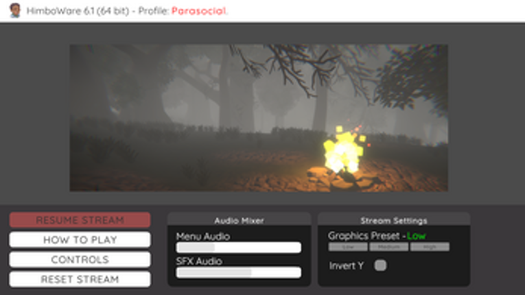 Parasocial screenshot