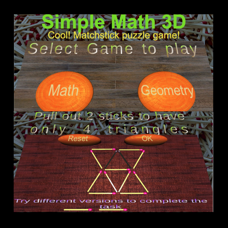 Games like Simple Math 3D Games 2021: Matches Puzzles