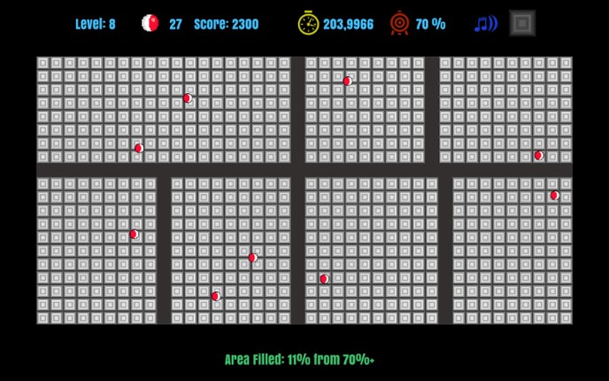 Jezzball Deluxe Edition screenshot