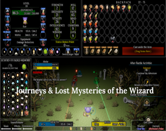 Journeys & Lost Mysteries of the Wizard screenshot