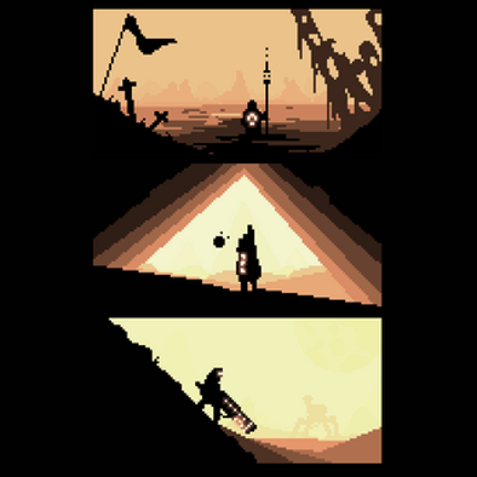 Pixel Art Tutorial - Sci-fi Landscape Tutorial 1 Image