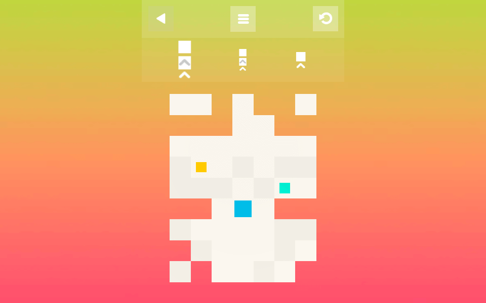 Games like quad - minimalist puzzle