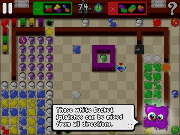 Splotches: Color Mixing Game screenshot
