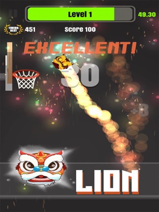 Tap Shots - dunk shot on fire screenshot