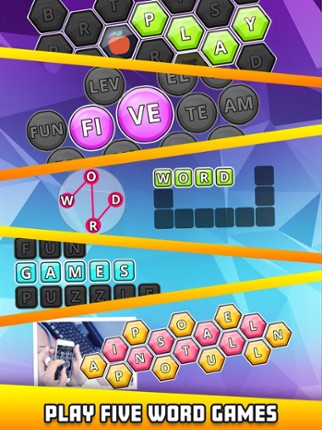 Word Guru: 5 in 1 Form Puzzle Image