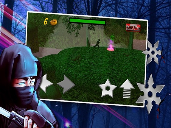 3D Ninja Warrior Run (a platform shooting game) screenshot