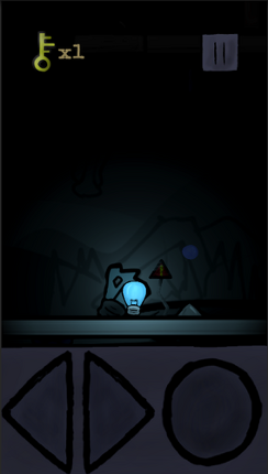 Bulb in darkness Image