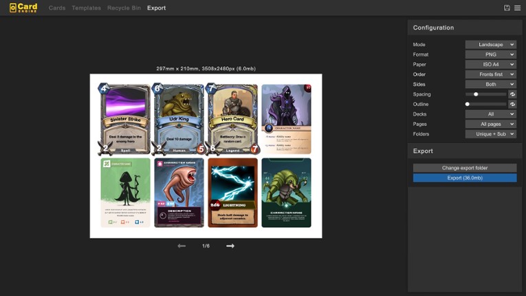 Card Engine screenshot