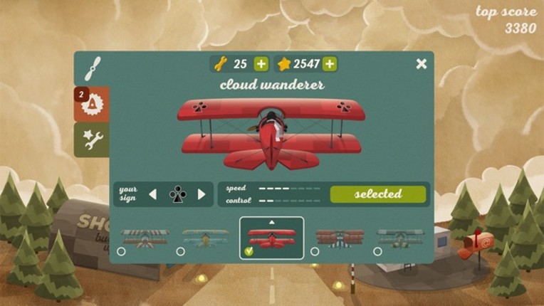 Flying in Clouds Image