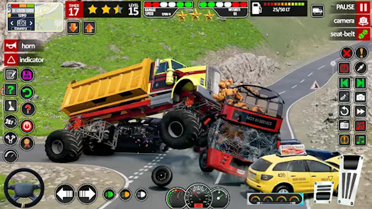 Monster Truck Demolition Game screenshot