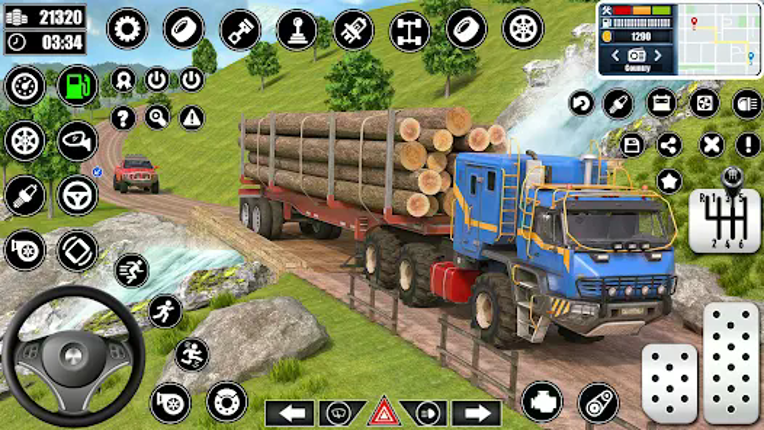 Log Transporter Truck Driving screenshot