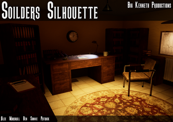 Soldier's Silhouette Image