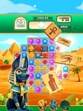 Gods & Gems: Egyptian Match 3 screenshot