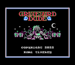 GRAVEYARD DUDE Homebrew NES game Image