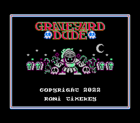 GRAVEYARD DUDE Homebrew NES game Game Cover