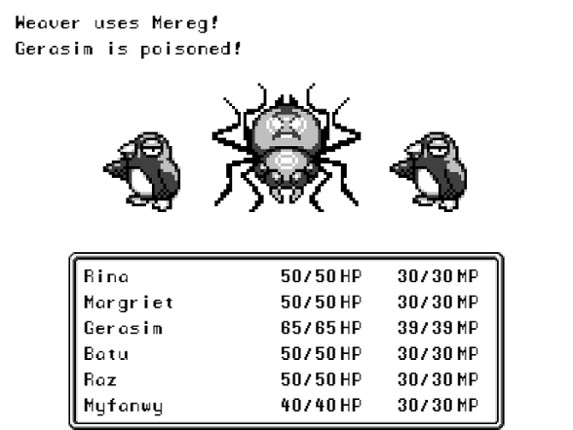 It's Six Random Characters and a Single Floor Dungeon, That's the Whole Game screenshot