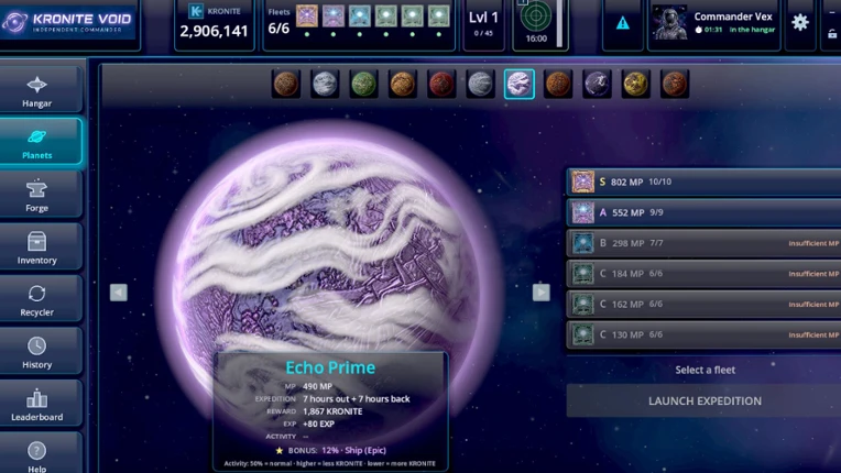 KRONITE VOID screenshot