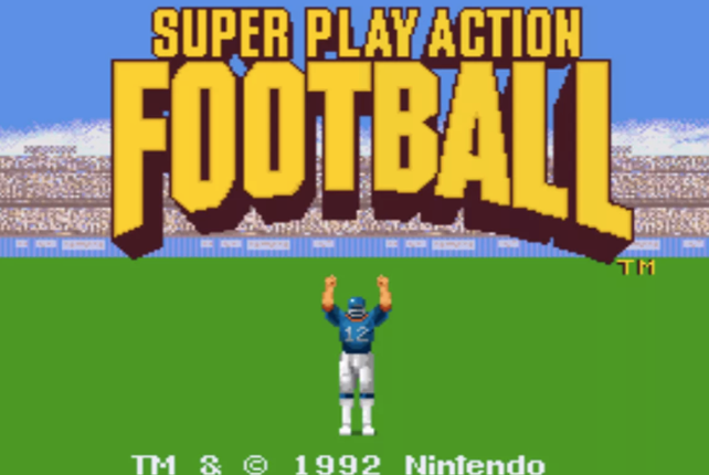 Super Play Action Football screenshot