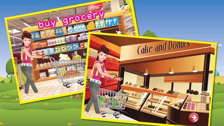 Supermarket boy food shopping - A crazy market cleanup & grocery shop game screenshot