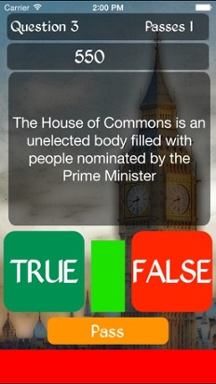 True or False - The House of Commons Trivia Quiz Image