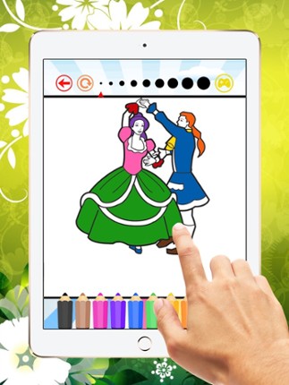 Wedding Coloring Book: Learn to color and draw wedding card, Free games for children screenshot