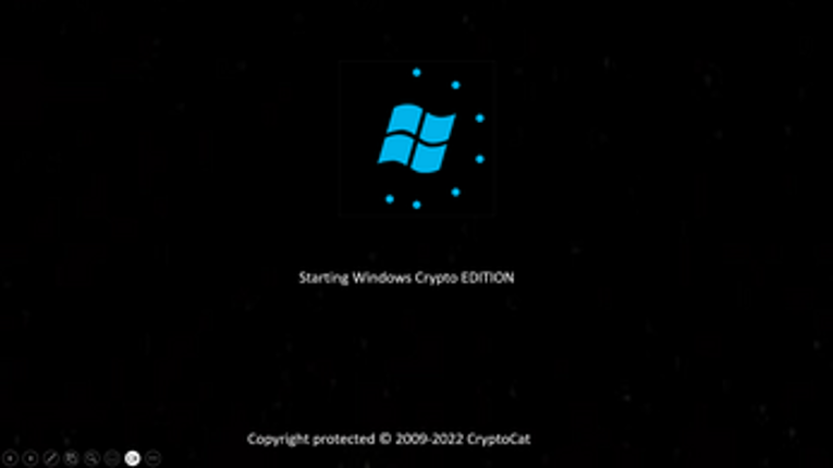 WINDOWS CRYPTO EDITION screenshot