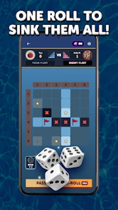 Dice Battleship screenshot