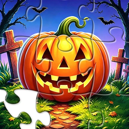 Ghostly Halloween Jigsaw Image