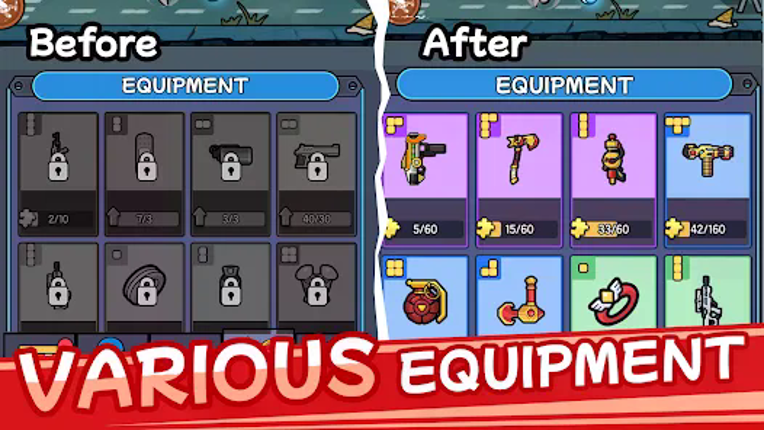 Bag Merge : Zombie Battle screenshot