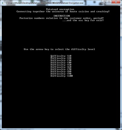 Potatoed Encryption Image