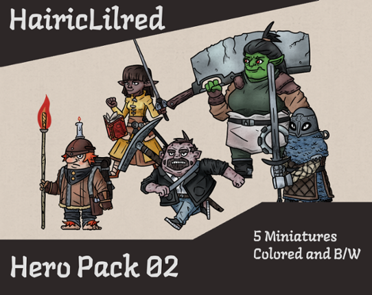Hairic Minis - RPG Hero Pack 02 Image