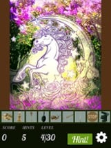 Hidden Object - Unicorns Illustrated Image