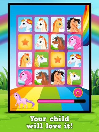 Pony and Unicorn : Matching Games Image