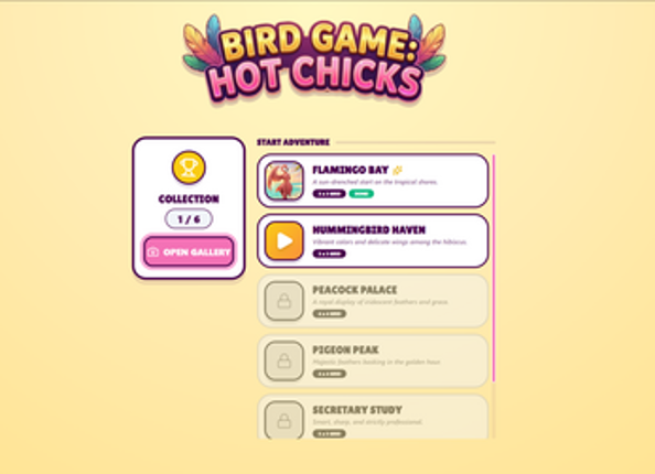 Bird Game: Hot Chicks Image