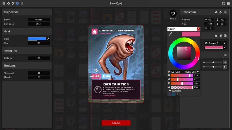 Card Engine screenshot
