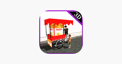 Fries Hawker Cycle &amp; Food Delivery Rider Sim Image