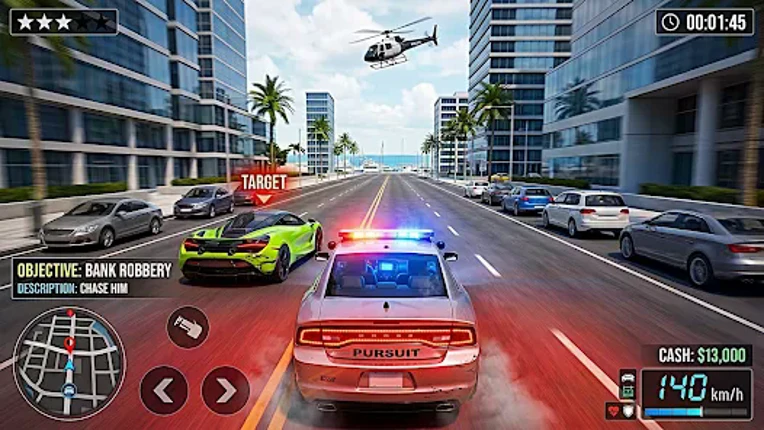 US Police Simulator Car Driver Image